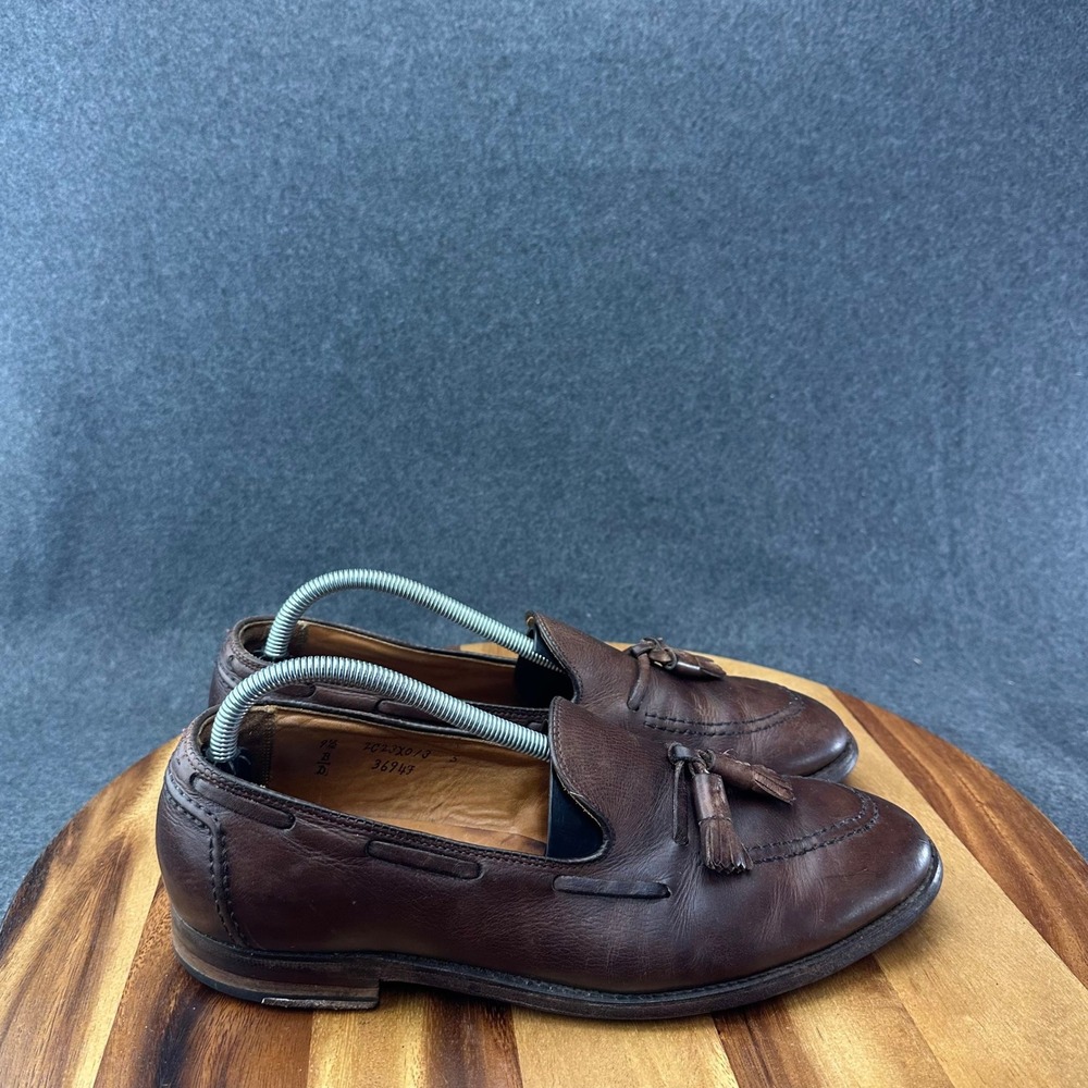 Alden 561 Size 9.5B Tassel Moccasin Loafer Burgundy Dark Brown Calf